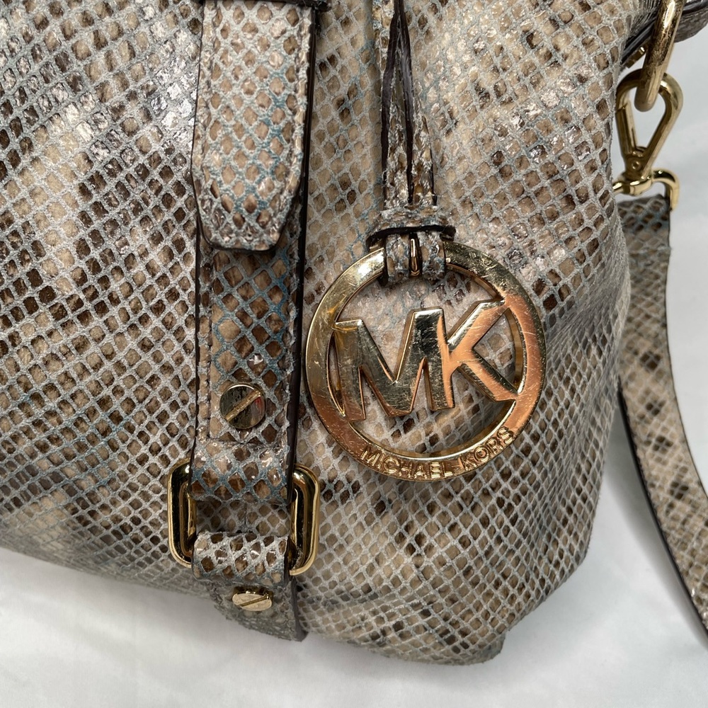 Michael Michael Kors Green/Beige Python - image 2